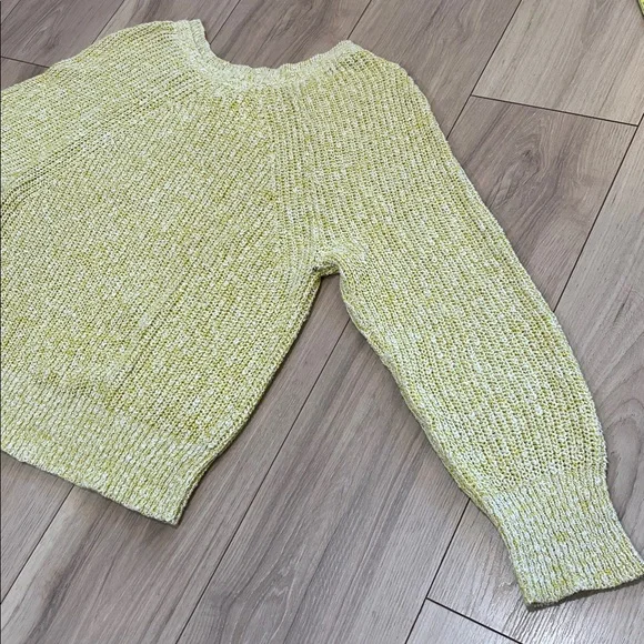 Free People Electric City Cotton Linen Blend Pullover Sweater - Picture 8 of 8